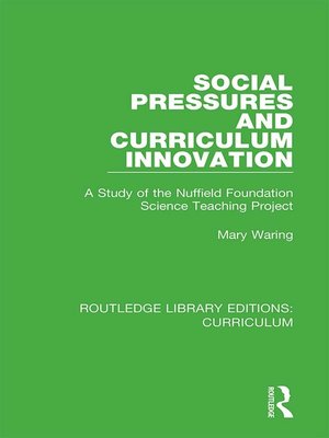 cover image of Social Pressures and Curriculum Innovation